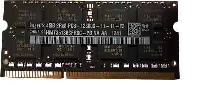 Hynix 4GB Apple Memory DDR3 PC3-12800S HMT351S6CFR8C-PB RAM Module IMac/Macbook • £4.95