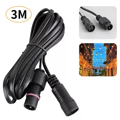 £12.99 • Buy 2×Fairy Light Extension Cable For G40 String Light,Indoor Outdoor Extension Lead
