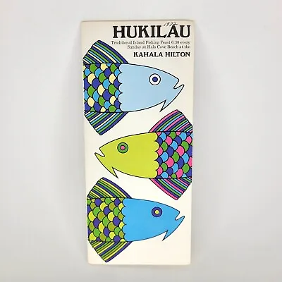 1972 Kahala Hilton Hukilau Vintage Travel Brochure Hawaii Danny Kaleikini Music • $19