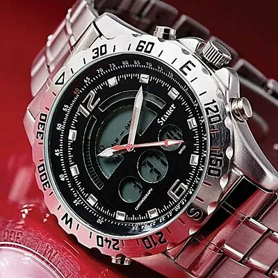 £129.99 • Buy Stauer Compendium Hybrid Watch Designer Timepiece Precision Movement