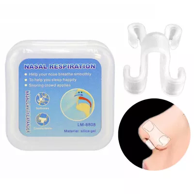 Anti Snoring Nasal Dilator Snore Reduction Soft Silicone Aid • £3.76