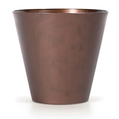 £8.49 • Buy Corten Steel Metallic Effect Flower Plant Pot Indoor Outdoor Garden Planters