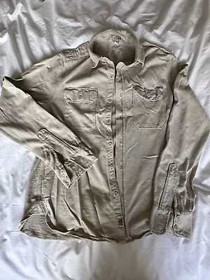 Mens Ralph Lauren Polo Safari Shirt Medium • £8