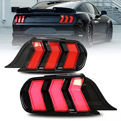Red LED Tail Lights For Ford Mustang 2015-2023 Euro 2024 S650 Style Rear Lamps • $499.99