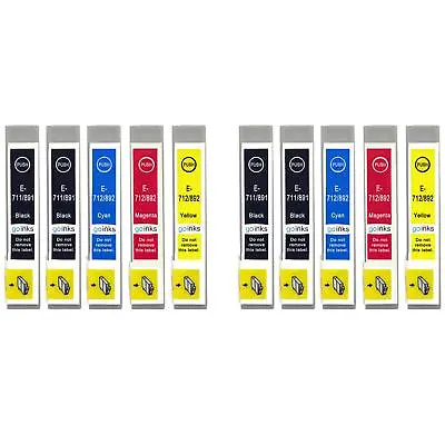 £15.35 • Buy 10 Ink Cartridges For Epson Stylus CX4300, DX4400, DX7000F, DX7450, SX205