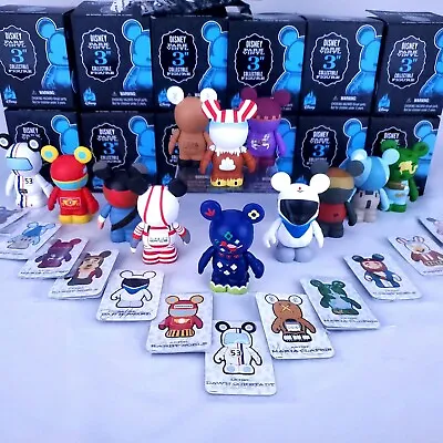 Vinylmation Park Series 3 Full Set Of 12 With Boxes And Cards And Bags • $52.50