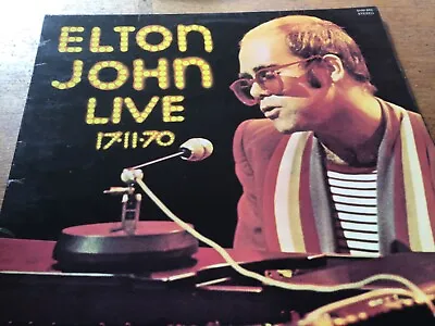 £5.99 • Buy Elton John - Elton John Live 17-11-70 LP Pickwick Records EX