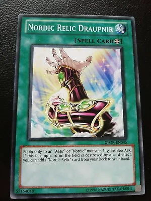 Yugioh Card - Nordic Relic Draupnir - STOR-EN045 • £0.99