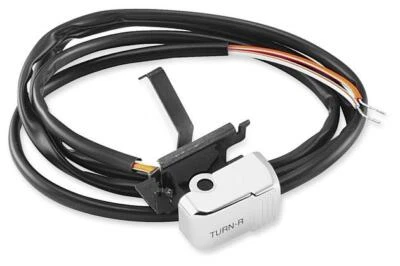 $24.57 • Buy Twin Power Late Style Right Turn Signal Switch Chrome #25871DA Harley Davidson
