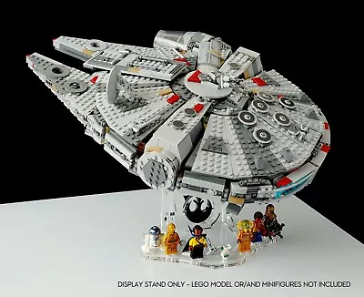 Display Stand Angled BK-(20°) For Lego 75257-75212-75105-4504 Millennium Falcon • $41.31