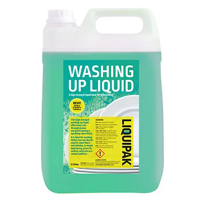 Liquipak Washing Up Liquid -Thick Concentrated Super Strong Kitchen Detergent • £12.99