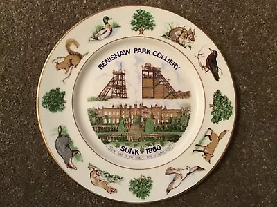 Renishaw Park Colliery Mining Plate  • £10