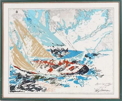 LEROY NEIMAN SERIGRAPH America's Cup 19th Challenge • $299