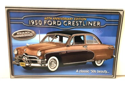 $12 • Buy Danbury Mint Brochure 1950 Ford Crestliner** Brochure Only**