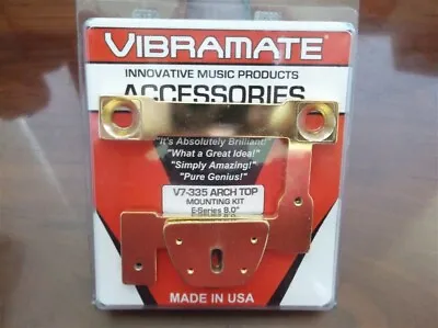 NEW - V7-335 Vibramate E-Series Mount Kit For Epiphone Arch-Top 8.0  - GOLD • $74.19