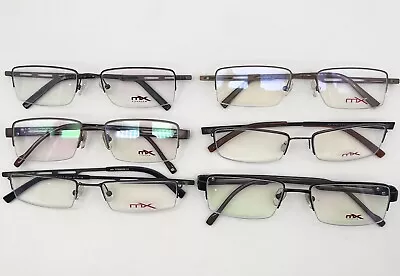 Lot Of 6 Eyeglasses Half Rimless Titanium Glasses Lot New • $5