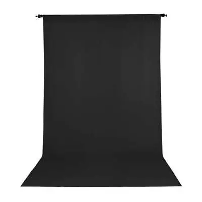 Promaster 2792 10'x12' Black Wrinkle Resistant Backdrop • $79.95