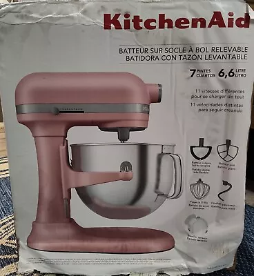 KitchenAid 7-Quart Bowl-Lift Stand Mixer | Dried Rose • $600