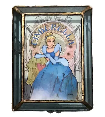 Disney Vintage Cinderella NOUVEA Collection Glass Jewelry Box • $300