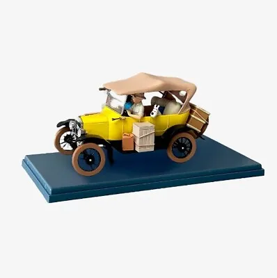 HERGE TINTIN YELLOW FORD T #71 Car Figure 1/24 Authentic Goods • $179.99