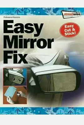 CAR WING DOOR MIRROR REPAIR KIT STICK ON  EASY MIRROR FIX 8 X5  SELF-ADHESIVE  • £6.99