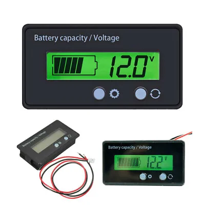 £6.70 • Buy Lead Acid Lithium Li-ion Battery Capacity Level Voltage Meter Indicator Testers