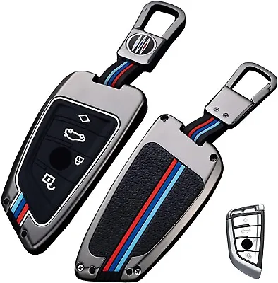 Key Fob Case Cover For BMW 2 5 6 7 Series X1 X2 X3 X5 X6 Gunmetal • $13.99