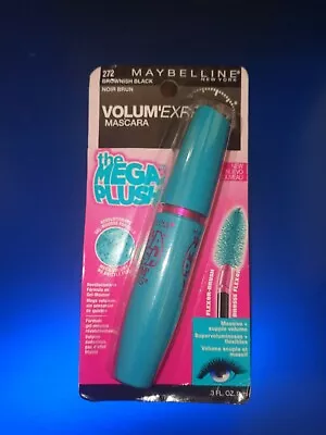 Maybelline  Volume Express The Mega Plush Washable Mascara Brownish Black #272 • $7.89