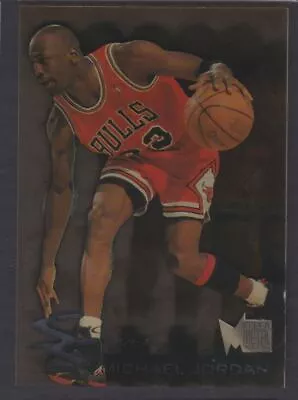 1995-96 Fleer Metal Slick Silver Michael Jordan Chicago Bulls #3 Insert • $159.99