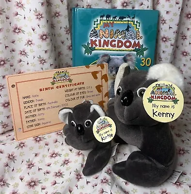 My Animal Kingdom Book 30 Koalas 2 Soft Toys + Tags + Certificate Deagostini • £10