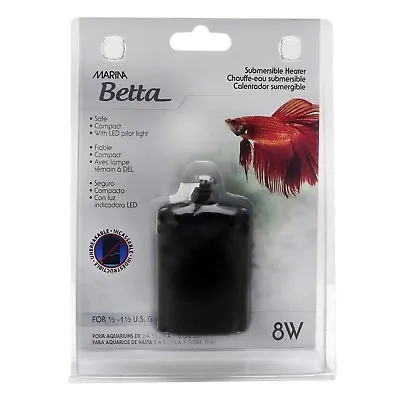 $29 • Buy Marina Betta Heater 8 Watt Mini Small Fish Tank Aquarium Heating