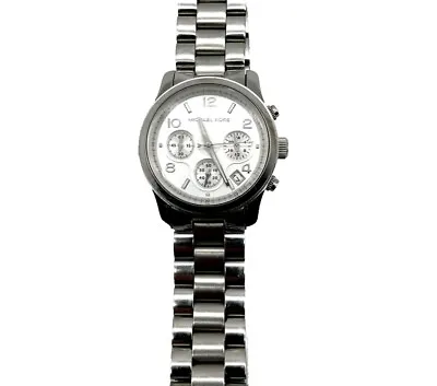 Michael Kors MK-5076 Runway Chronograph Watch Women W/Date  7.25  • $45