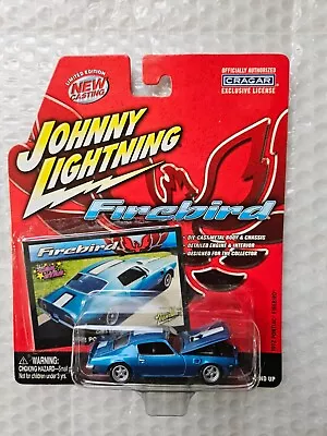 1972  PONTIAC FIREBIRD BLUE  FIREBIRD SERIES BY    Johnny Lightning • $12.71