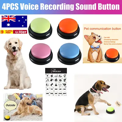 $29.89 • Buy Talking Pet Starter Recordable Speaking Buttons Dog Training Communication Toy