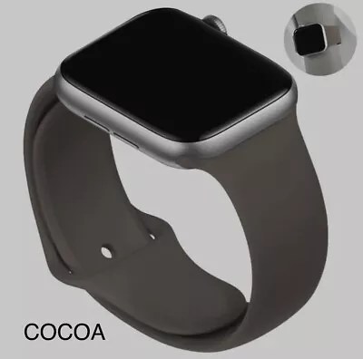 £2.99 • Buy For Apple Watch SILICONE IWatch Strap Band Sport Series 7 6 SE 5 4 3 38 40 42 44