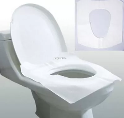 £5.29 • Buy Disposable Toilet Seat Covers Flushable Camping Festival Travel 15 30 45 60 