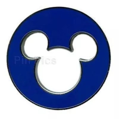 Disney Pin 78076 Mickey Mouse Icon Blue Cutout • $14.99