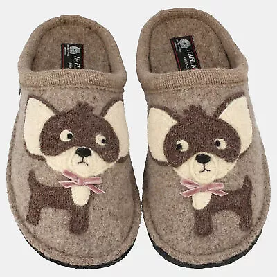 £60.98 • Buy Haflinger Chihuahua Slippers Wool Felt Beige Dog Doggy