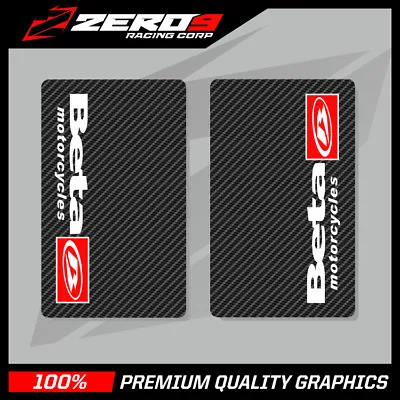 Beta Motorcycles Upper Fork Decals Motocross Graphics Mx Graphics Carbon • $14.80