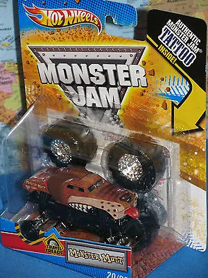 Hot Wheels Monster Jam Truck Monster Mutt #20/80 Tattoo ***brand New & Rare*** • $39.99
