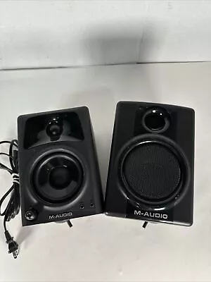 M-audio Av32/av30 Powered Monitors Work And Sound Amazing • $34.99