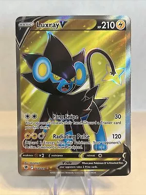 Pokémon TCG Luxray V Astral Radiance 168/189 Holo Full Art Ultra Rare • $0.99