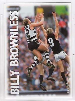 AFL Optus Vision 1996 Billy Brownless Geelong • $9.99