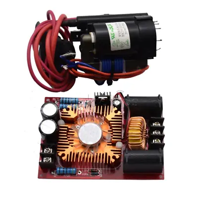 ZVS Tesla Coil Flyback Driver Power Supply Generator Board Ignition Coil Fan New • $52.26