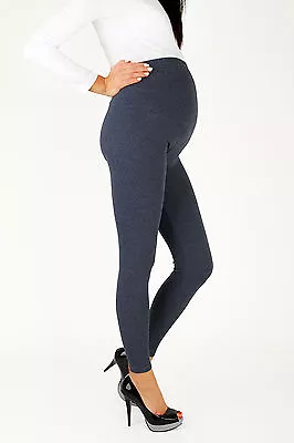 Maternity Cotton Leggings Thick Heavy And Classic Full Ankle Length PREGNANCY • £7.99