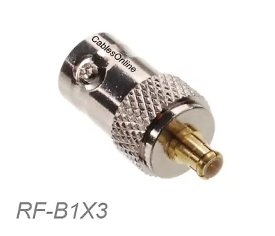 BNC Female To MCX Male 50Ω Impedence Coaxial RF Adapter CablesOnline RF-B1X3 • $5.95