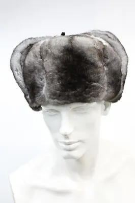 Brand New Ranched Chinchilla Fur Hat Men Man Size All • $1395