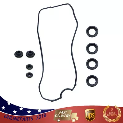 For HONDA 1.5L 1.6L CIVIC CRX D15B D16A6 1988-1995 Valve Cover Gasket Set • $10