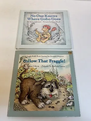 2 Vintage FRAGGLE ROCK Books Starring Jim Henson's Muppets Gobo • $7.23