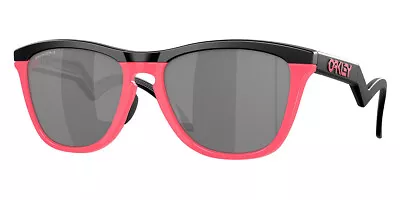 Oakley Frogskins Hybrid Men Sunglasses Matte Black/Neon Pink/Wildberry N Milk • $167